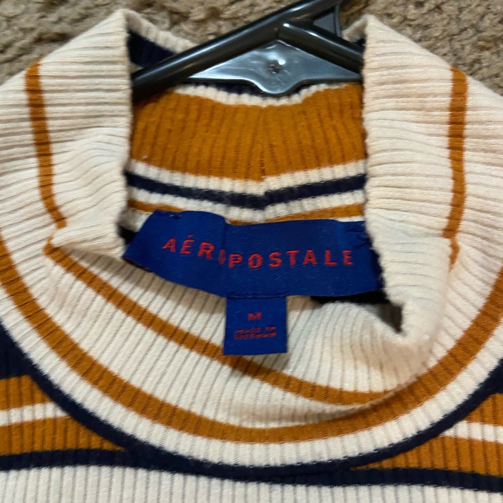 Aeropostale Mock-Neck Ribbed Tank, - Picture 5 of 5
